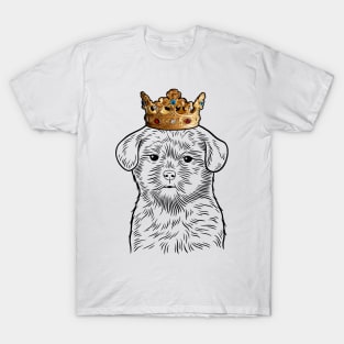 Shih Poo Dog King Queen Wearing Crown T-Shirt